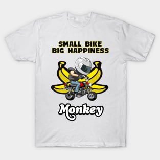 honda monkey small bike big happiness 2 T-Shirt